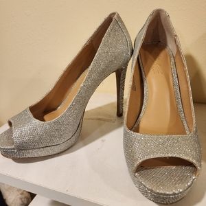 Silver heels